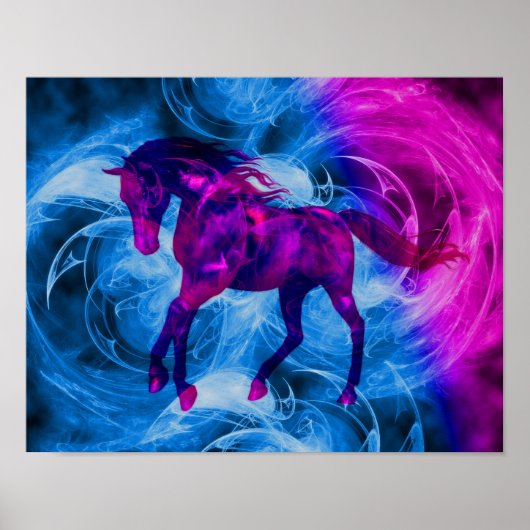 Poster de Cheval d'Imaginaire fractionné (Devant)