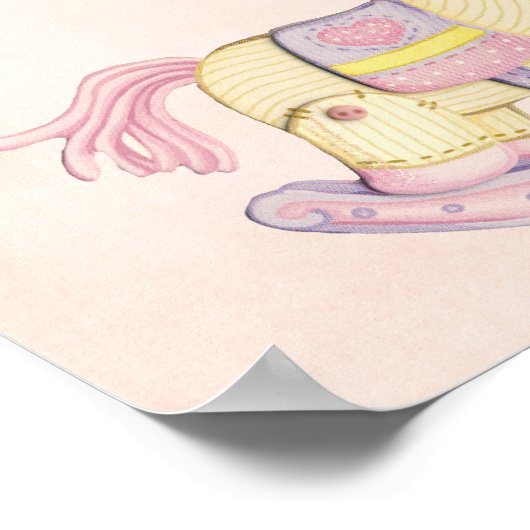 Poster de Cheval Rosé (Coin)