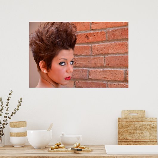 Poster de cheveux courts (Cuisine)