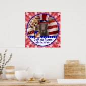 POSTER DE CHÈVRE PATRIOTIQUE GOMETZ PERSONNALISÉ (Cuisine)