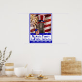 POSTER DE CHÈVRE PATRIOTIQUE GOMETZ PERSONNALISÉ (Cuisine)
