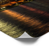 Poster de Chicago Night Cityscape (Coin)