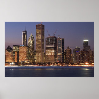 Poster de Chicago Obama Skyline
