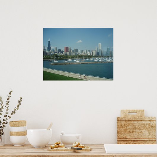 Poster de Chicago Skyline (Cuisine)