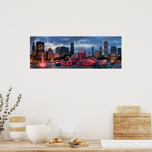 Poster de Chicago Skyline (Cuisine)