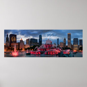Poster de Chicago Skyline