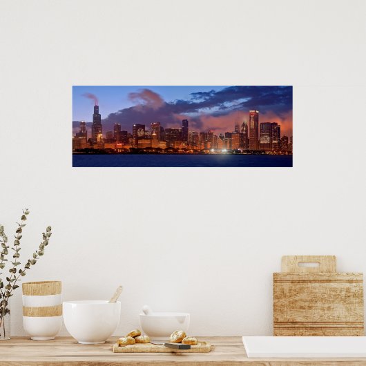 Poster de Chicago Skyline (Cuisine)