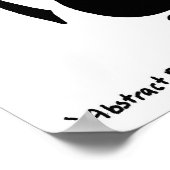 Poster de chien Abstrait (Coin)