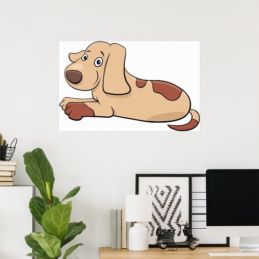 Poster de Chien Brown de Chien Joie