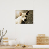 Poster de chien, cadeau Amoureux des chiens (Cuisine)