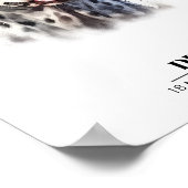 Poster de chien dalmate personnalisable (Coin)