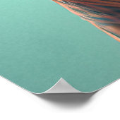 Poster de Chien de Basenji Hipster (Coin)