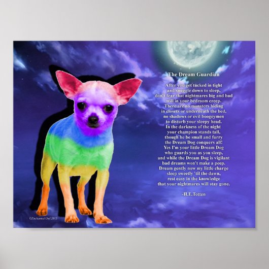 Poster de chien de rêve (Chihuahua) (Devant)