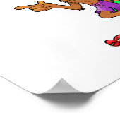 Poster de chien de Surf australien (Coin)