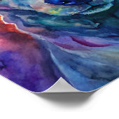 Poster de chien Peinture aquarelle (Coin)