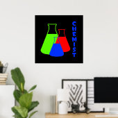Poster de chimiste (Bureau à domicile)