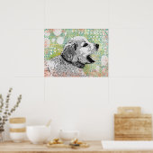 Poster de chiot mignon - Golden Retriever Chien Ar (Cuisine)