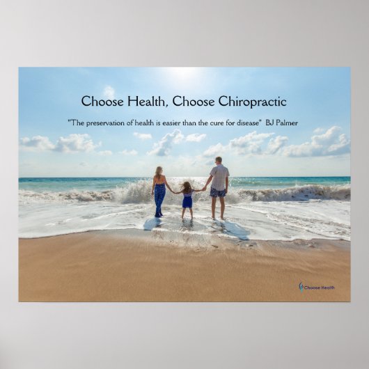 Poster de Chiropracy en famille à la plage (Devant)