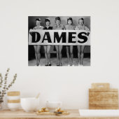 Poster de Chorus Girls Imprimer - Dames - 1706394. (Cuisine)