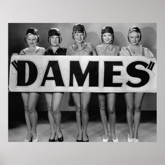 Poster de Chorus Girls Imprimer - Dames - 1706394. (Devant)