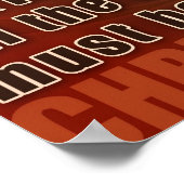 Poster de Chris Hitchens Abandon de la raison (Red (Coin)