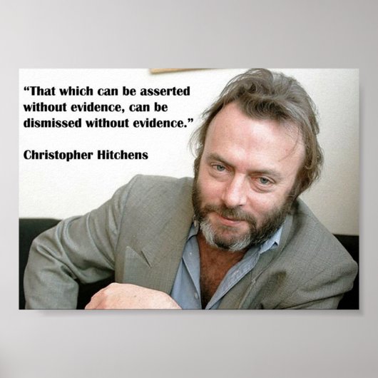 Poster de Christopher Hitchens (Devant)