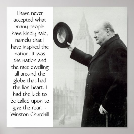 Poster de Churchill (Devant)
