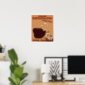 Poster de Cigar pour les diplomates français vinta (Bureau à domicile)