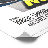 Poster de cinéma 4D Man Science Sci fi Action (Coin)