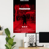 Poster de cinéma de préservation de pleine taille (Bureau à domicile)