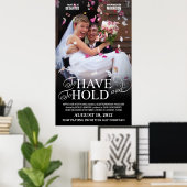 Poster de cinéma mariage - Modèle photo de gros pl (Bureau à domicile)