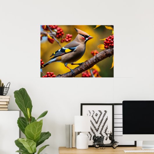 Poster de cire bohème (Bureau à domicile)