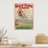 Poster De Cirque De Marcheur À Cordes Serrées Avec (Cuisine)