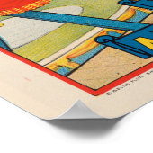 Poster De Cirque De Marcheur À Cordes Serrées Avec (Coin)