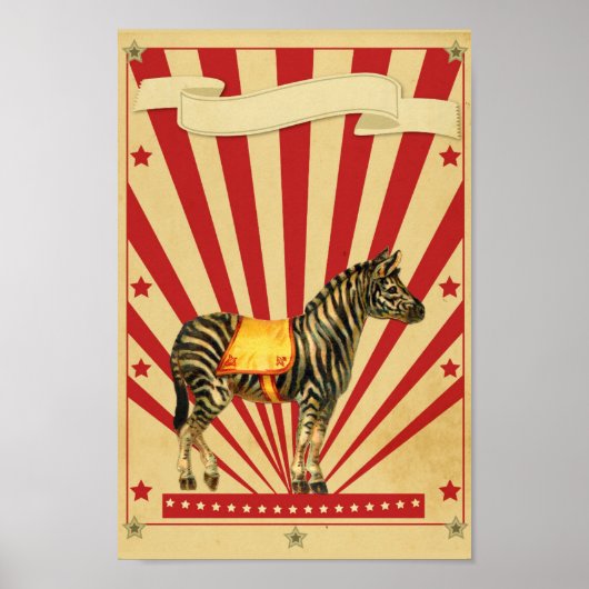 Poster de cirque personnalisé (Devant)