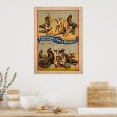 Poster de cirque pour phoques en formation - Forep (Cuisine)