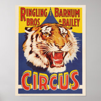 Poster de cirque Ringling Brothers