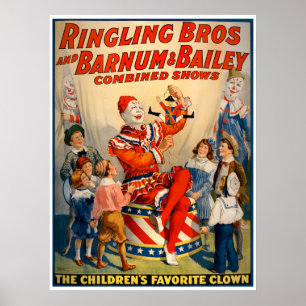 Poster de cirque vintage