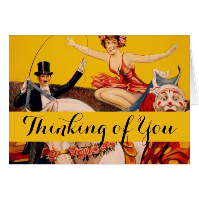 Poster de cirque vintage (Devant horizontal)