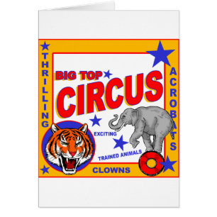 Poster de cirque vintage