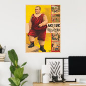 Poster De Cirque vintage D'Arthur Le Colossal Enfa (Bureau à domicile)
