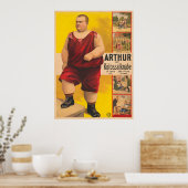 Poster De Cirque vintage D'Arthur Le Colossal Enfa (Cuisine)