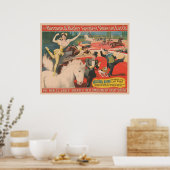 Poster De Cirque vintage De Miss Rose Meers (Cuisine)