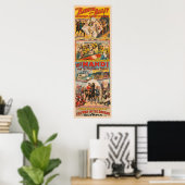Poster De Cirque vintage Du Mahdi (Bureau à domicile)