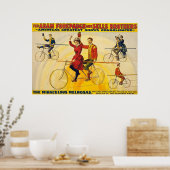 Poster De Cirque vintage Les Melrosas Miraculous. (Cuisine)