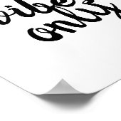 poster de citation bonnes vitres seulement noir su (Coin)