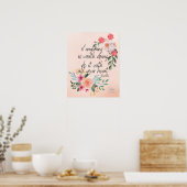 poster de citation de bouddha (Cuisine)