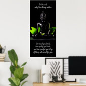 Poster de citation de bouddha 3 (Bureau à domicile)