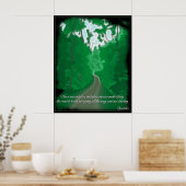 Poster de citation de Bouddha Road to Truth (Cuisine)