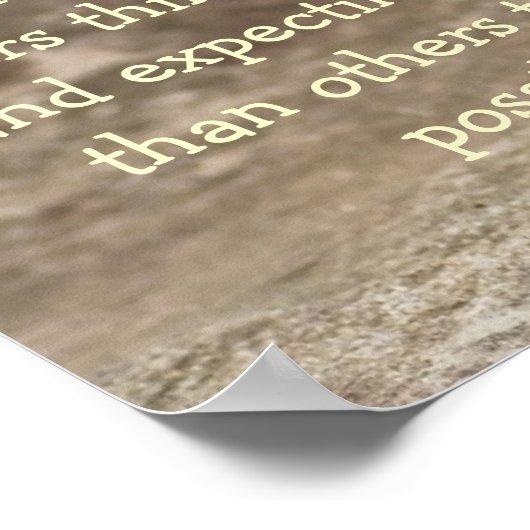 Poster de citation de Little Chipmunk Excellence (Coin)